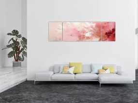 Obraz - Różowa abstrakcja (170x50 cm)