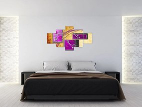 Obraz abstrakcji (125x70 cm)