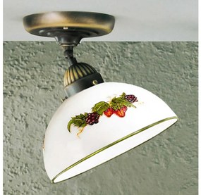 Kolarz 731.10.121 - Żyrandol natynkowy NONNA 1xE27/75W/230V śr. 20 cm winogrona/truskawki