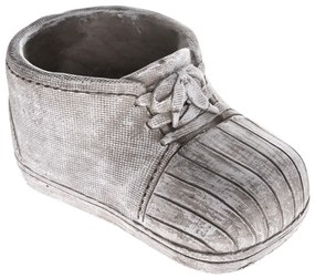 Dekoracja pogrzebowa Doniczka betonowa But, 20 x 10,5 x 11 cm