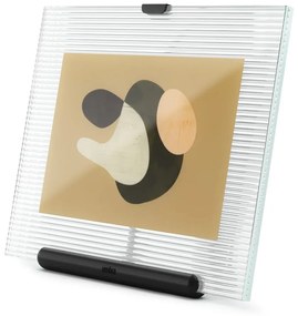 Czarna szklana ramka stojąca 16x20 cm Flute – Umbra