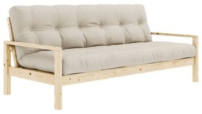 Beżowa rozkładana sofa 205 cm Knob – Karup Design