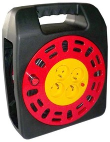 Przedłużacz na bębnie 4 gniazda, 25 m