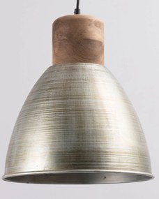 Lampa wisząca Ismay śr. 33cm silver&olive