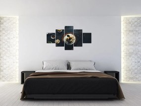 Obraz deseru na stole (125x70 cm)