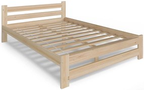 Skandynawskie Łóżko Drewniane Dwuosobowe 160X200 C4-B80