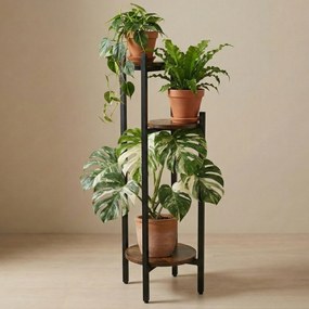 Wąski kwietnik stojący STEM na 3 kwiaty, Ø 33 x 80,5 cm