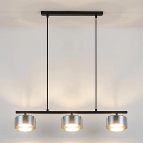 Brilagi - Lampa wisząca na lince AURA LUX 3xGX53/30W/230V czarna/przydymiona