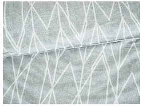 Szara pościel jednoosobowa z kory 140x200 cm Gray Stripes – B.E.S.