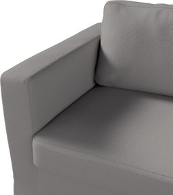 Pokrowiec na sofę Karlstad 3-osobową nierozkładaną, długi kolor beżowy tkanina strukturalna
