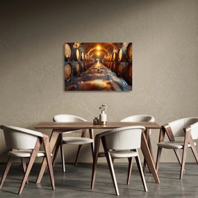Obraz na szkle - Piwniczka na wino (70x50 cm)