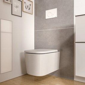 Miska WC wisząca bez kołnierza LAVOA