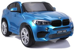Auto na akumulator nowe bmw x6m niebieskie lakierowane