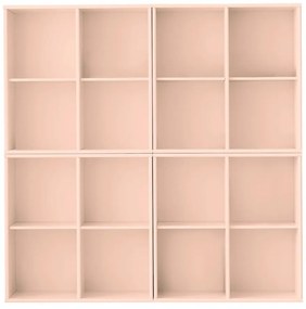 Jasnoróżowy regał wiszący 140x140x27 cm Mistral – Hammel Furniture