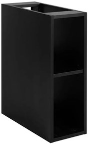 Czarna półka łazienkowa nowoczesna 20 cm Z3-F70