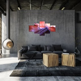 Obraz - kolorowy piasek (125x70 cm)