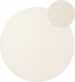 Kremowy wełniany okrągły dywan tkany ręcznie ø 160 cm Lyon Beans – Elle Decoration