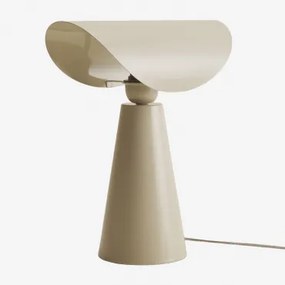 Lampa Stołowa ↑35 Cm Z Żelaza Conby Kremowa Tapioca - Sklum