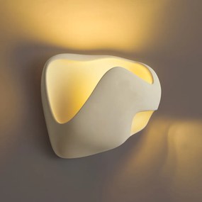 Lampa ścienna Japandi kremowa 30 cm - Pietra