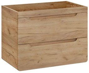 Szafka pod umywalkę wisząca naturalna - 80 cm - ARUBA