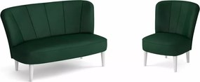 Sofa i fotel Retro z wygodnym siedziskiem i możliwością personalizacji tapicerki