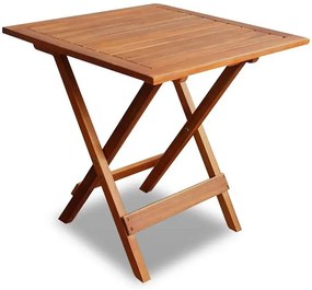 Brązowy drewniany stolik ogrodowy T9-B44