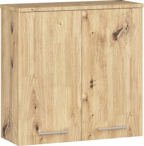 Szafka łazienkowa AKORD FIN Dąb Artisan 60 cm 2 drzwi kolor Dąb Artisan mat 2 półki 60x22,5x60 cm