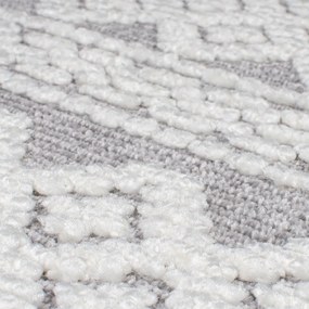 Szary dywan z szenilu odpowiedni do prania 80x160 cm Jhansi – Flair Rugs