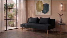 Ciemnoszara sofa rozkładana Bonami Essentials Matylda