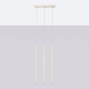 Lampa wisząca PASTELO 3 beżowa SOLLUX  LIGHTING