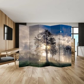 Parawan - Drzewo we mgle (210x170 cm)