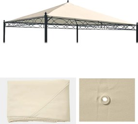 Wymiana pokrycia dachu pergola Calpe I,  kremowy