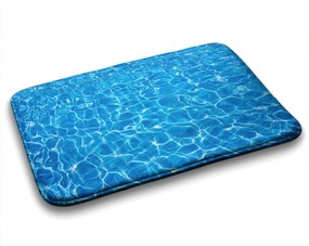 Antypoślizgowy dywanik łazienkowy Antypoślizgowy dywanik łazienkowy Fale wodne