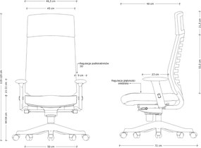 Ergonomiczny fotel Velo czarny