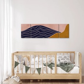 Obraz - Słońce nad górami (170x50 cm)