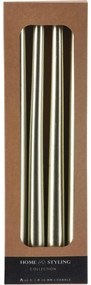 Metaliczne świece stołowe, 30 cm