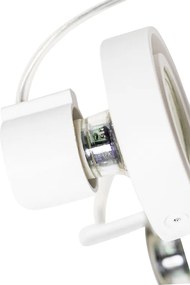 Nowoczesny reflektor biały 2-światłowy - Master 50