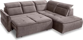 Narożnik MURILLO L z elektryczną regulacją siedziska Prawostronny w tkaninie VOGUE 04 WERSAL