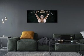 Duży obraz na płótnie Mistrzowski Pas I Determinacja