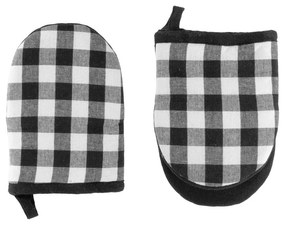 Bawełniana rękawice kuchenne zestaw 2 szt. Gingham – Tiseco Home Studio
