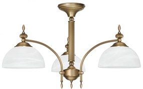 Niski klasyczny żyrandol trójramienny H-S3KN