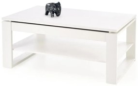 Ława podnoszona BETTY 114x65(92)cm biała HALMAR