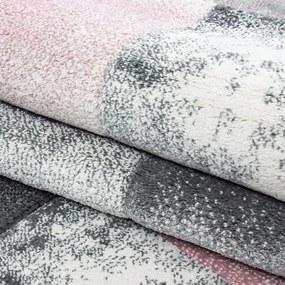 Różowo-szary chodnik 80x300 cm Hawaii – Ayyildiz Carpets