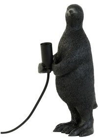 Czarna lampa stołowa (wysokość 34 cm) Penguin – Light &amp; Living