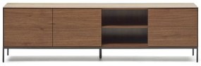 Szafka pod TV w dekorze orzecha 195x55 cm Vedrana – Kave Home