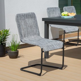 Krzesło ogrodowe Lincoln szare PATIO