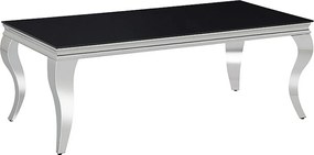 Stół PRINCE 150x90 czarny/chrom