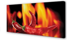 Fotoobraz na płótnie Piekielnie Ostre Papryczki