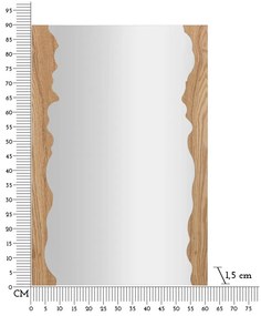 Lustro ścienne 60x90 cm Shape – Mauro Ferretti