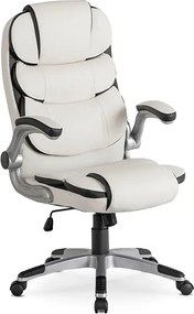 Biały fotel obrotowy do biura A7-F34